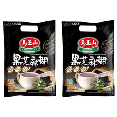馬玉山 Greenmax 黑芝麻糊，含鐵含纖，冷熱沖泡均可, 30g, 12包, 2袋