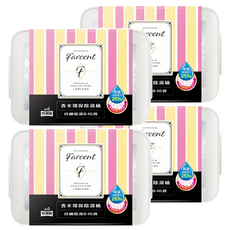 farcent 花仙子 克潮靈 環保除濕桶 小蒼蘭英國梨, 350g, 4盒
