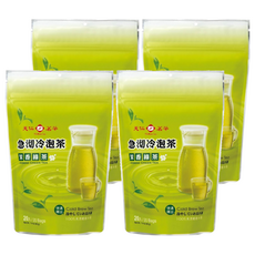 天仁茗茶 急沏冷泡茉香綠茶, 20入/20 Bags, 100%天然輕鬆冷泡, 2g, 20包, 4袋