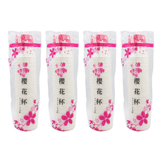 空白杯 紙杯 Set 50個, 9oz, 4條