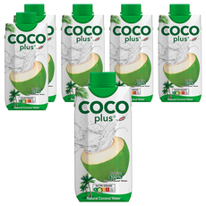 Cocopulus 100% 純椰子水 330毫升, 330ml, 6入