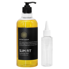SECRETDERM 緊緻按摩精油 500ml，含100ml空瓶，100%天然香薰精油, 1組