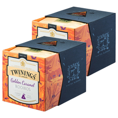 TWININGS 唐寧茶 鉑金系列 琥珀焦糖博士茶，大葉茶包15入，無咖啡因, 2.5g, 15包, 2盒