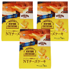 FUJIYA 不二家 職人紐約起司蛋糕, 口感綿密紮實, 7個入, 67.2g, 3袋