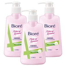 Biore 蜜妮 抗菌卸粧乳, 180ml, 3瓶