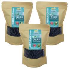 茂喜食品 有機青仁黑豆, 400公克, 台灣產, 400g, 3包
