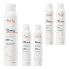 Avene 雅漾 舒護活泉水保濕噴霧, 曬後舒緩 清爽肌膚 妝前保濕 定妝補水, 300ml, 5瓶