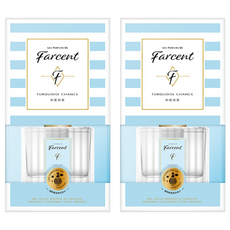 LES PARFUMS DE Farcent 香水 室內擴香瓶, 粉藍甜蜜, 120ml, 2組