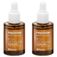 repavar 100%純玫瑰果油, 15ml, 2瓶