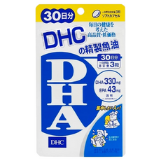 DHC 精製魚油DHA 30日份, 90顆, 420mg, 1包