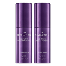 MISSHA 逆轉時光夜間修護安瓶精華棒, NIGHT REPAIR AMPOULE BALM STICK, 2個