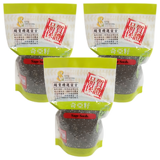 超賀 精選宣言 奇亞籽, 低熱量 食用便捷 吸水性強, 250g, 3包