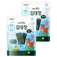LUSOL 海苔，西海岸舒川海苔製造，富含纖維、礦物質、胡蘿蔔素及維生素C, 芝麻, 20g, 2包