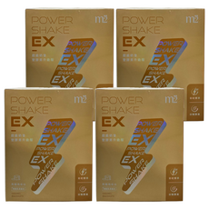 m2 美度 Power Shake 超能奶昔升級版 焦糖瑪奇朵碎片, 175g, 4盒