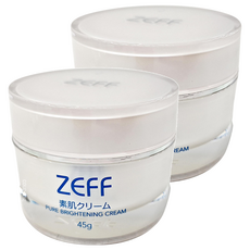 Zeff 素顏霜，含雲母和珍珠粉，提亮遮瑕，可用作日霜/妝前霜/身體霜，45g, 2罐