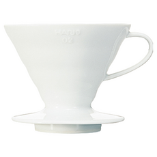HARIO 好璃奧 V60 磁石濾杯 1~4杯, VDC-02W 白色, 1個