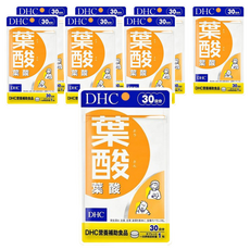 DHC 葉酸 30日份 Set, 補充多種維生素B, 維持健康與美麗, 每日一粒 養顏美容, 30顆, 8包