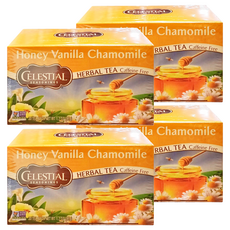 CELESTIAL SEASONINGS 詩尚草本 蜂蜜香草洋甘菊茶，無咖啡因, 2.35g, 20包, 4盒