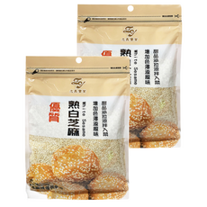 忠良實業 熟白芝麻, 優質增加色澤添風味, 220g, 2包