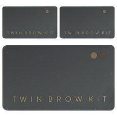 Missha 雙色眉粉盤, 貼合肌膚 妝效自然, Twin Brow Kit, 2號 灰棕色, 3個