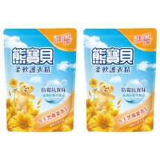 Snuggle 熊寶貝 柔軟護衣精補充包, 有效去除異味，保持衣物亮彩有型，持久清新，柔軟衣物纖維，防止衣物皺摺, 1.84L, 2包