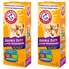 ARM&HAMMER 強效貓砂專用除臭粉 850g, 有效強力除臭 適用於各種類貓砂, 2盒