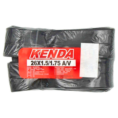 KENDA 建大輪胎 自行車用內胎2條 26x1.5/1.75 AV美式氣嘴, 26 x 1.5/1.75 A/V, 2條