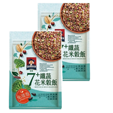 QUAKER 桂格 免浸泡7+纖蔬花米穀飯, 650g, 2包