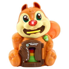 Leap Frog 貪吃小松鼠 Number Crunchin' Squirrel 感知開發玩具，學習數字、顏色、食物，2歲+, 1個