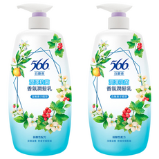 566 潤澤抗菌 香氛潤髮乳 白麝香, 清新香氛 溫和滋潤頭髮, 800g, 2瓶