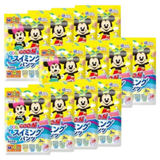 elleair 艾黎艾爾 日本境內版 GOO.N 米奇米妮款 戲水褲/尿布, M, 48片