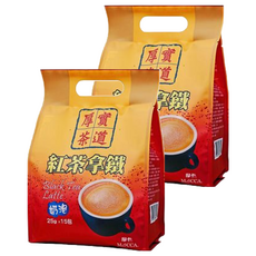 MOCCA 摩卡 厚實茶道 紅茶拿鐵, 25g, 15包, 2袋