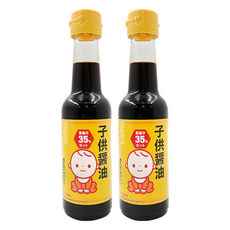 Yamaka 子供醬油, 低鈉減鹽35% 寶寶食品調味, 150ml, 2瓶