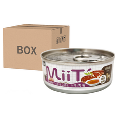 惜時 MiiT 有雞愛犬機能湯罐, 鮮嫩雞丁鮮牛肉湯佐雞絲糙米, 80g, 24罐