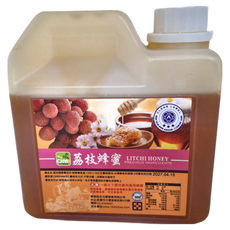 彩花蜜 台灣荔枝蜂蜜 1200g±18g, 1.2kg, 1桶