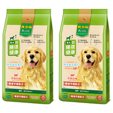 Petlife 寶多福 成犬專用 美食犬餐 乾飼料，牛肉口味，幫助消化，毛髮亮麗，15kg, 牛肉, 2袋