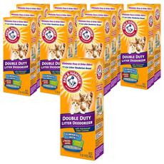 ARM&HAMMER 強效貓砂專用除臭粉 850g, 有效強力除臭 適用於各種類貓砂, 12盒