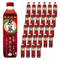 原萃 錫蘭無糖紅茶, 獨家雲霧工法, 無糖無香料, 享受真實甘甜, 斯里蘭卡高地紅茶, 多層氣香氣, 580ml, 48瓶