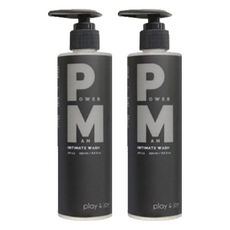 Play&Joy POWERMAN 男性清潔乳, 含酵母鋅, 植物萃取, 添加玻尿酸-250ml, 2瓶