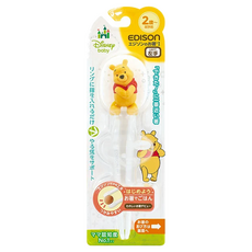 EDISON mama 3D學習筷 左手 適2歲 入園前, 小熊維尼, 1雙