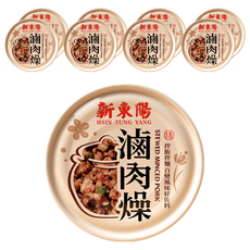 新東陽 滷肉燥, 精選上等豬肉製成, 添加上選蔥乾, 香味四溢, 拌麵拌飯好佐料, 110g, 9罐
