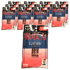 GATSBy 超強力 吸油面紙 軟片型, 75張, 12包