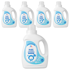 BUSYANGEL 舒適的幼兒洗衣粉，2L, 5入