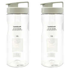 LocknLock 樂扣樂扣 PET冷水壺, 綠色, 1.2L, 2個