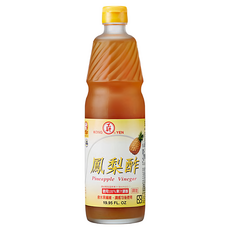 工研 鳳梨醋, 100%果汁釀造 濃縮果醋, 600ml, 1瓶