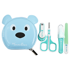 Snow Bear 小白熊 嬰兒指甲護理套裝, 鑷子, 指甲剪, 指甲刀, 銼刀, 8809443319319, 1組