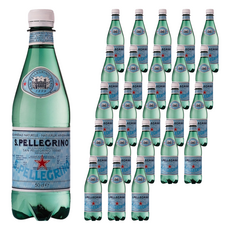 SANPELLEGRINO 聖沛黎洛 天然氣泡礦泉水 塑膠瓶裝 500ml x 24瓶