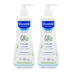 mustela 慕之恬廊 慕之幼 爽身潤膚乳, 500ml, 2瓶
