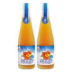 崇德發 水蜜桃醋 5倍濃縮, 500ml, 2瓶