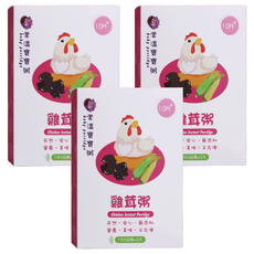 鈞媽御食堂 大寶 即食營養粥 雞茸, 10M+寶寶粥, 天然安心無添加, 150g, 3包